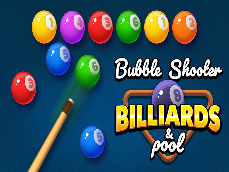 Leikur Bubble Shooter Billjard & Pool á netinu