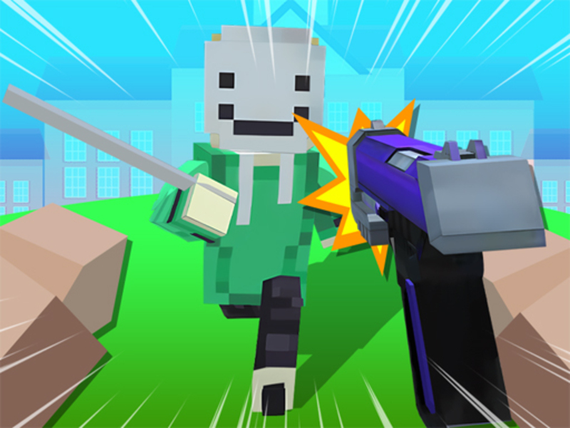 Leikur Block Craft 3D School á netinu