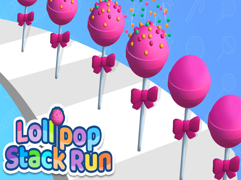 Leikur Lollipop Stack Run á netinu