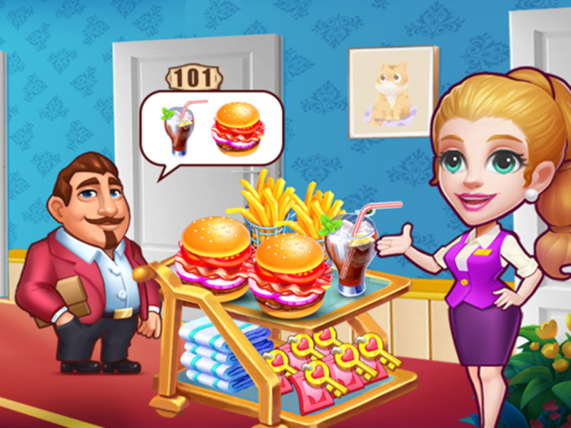 Leikur Hótel hiti Tycoon á netinu