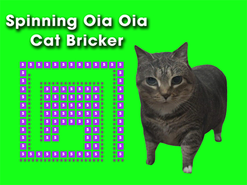 Leikur Spinning Uia Uia Cat Bricker á netinu