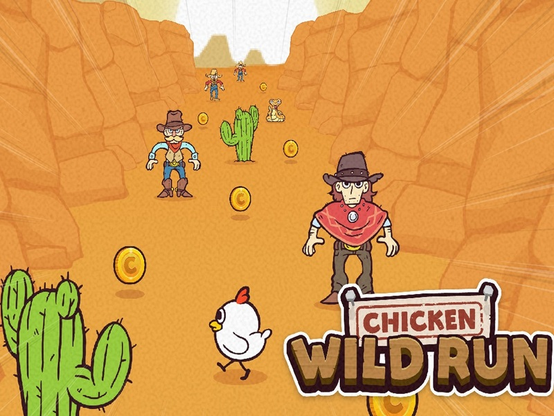 Leikur Kjúkling Wild Run á netinu