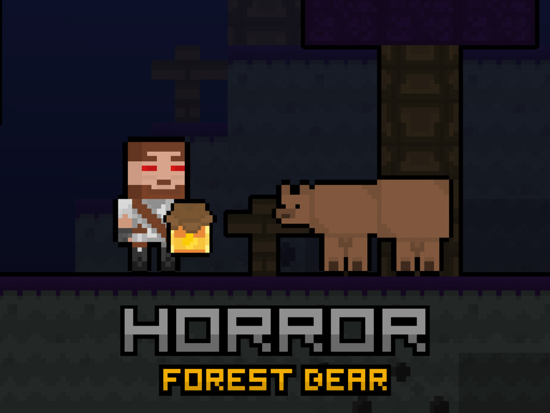 Leikur Hryllingskógur Bear á netinu