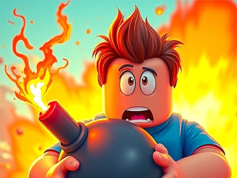 Leikur Robby: Bomberman á netinu