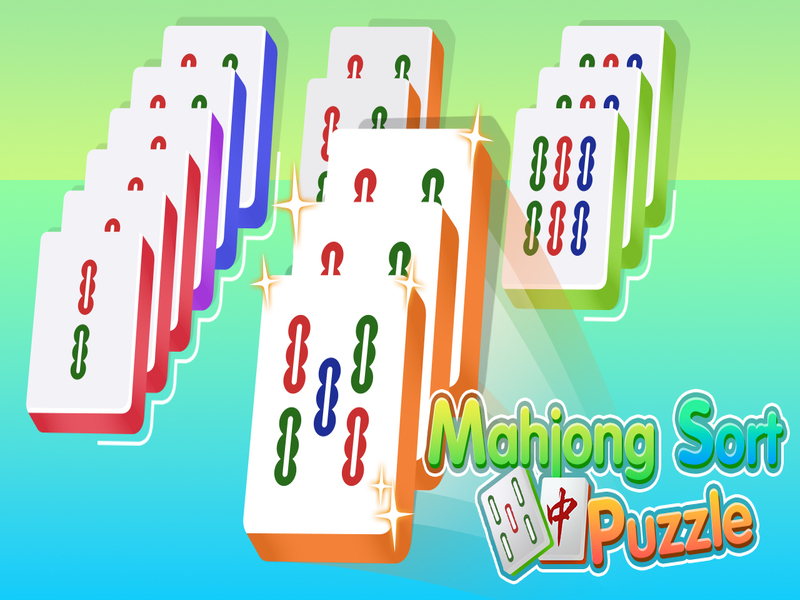 Leikur Mahjong Sort Puzzle á netinu