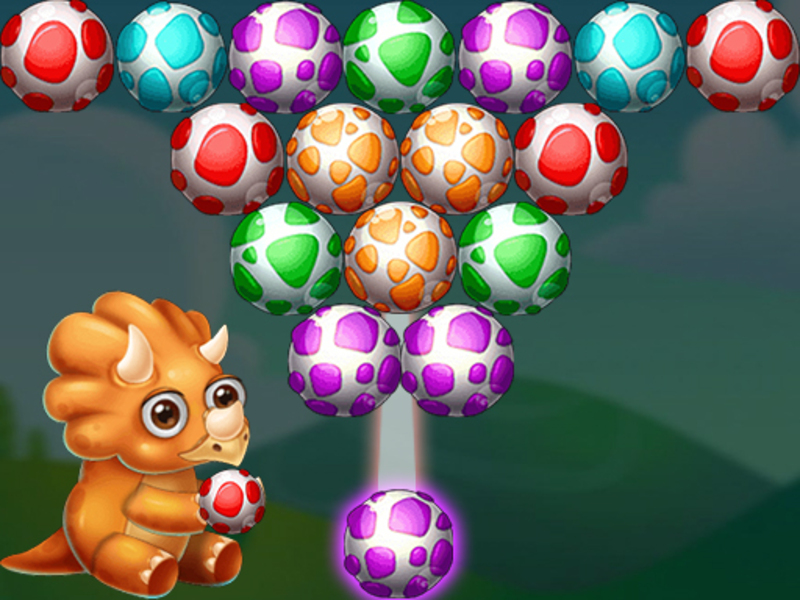 Leikur Dino Egg Shooter á netinu