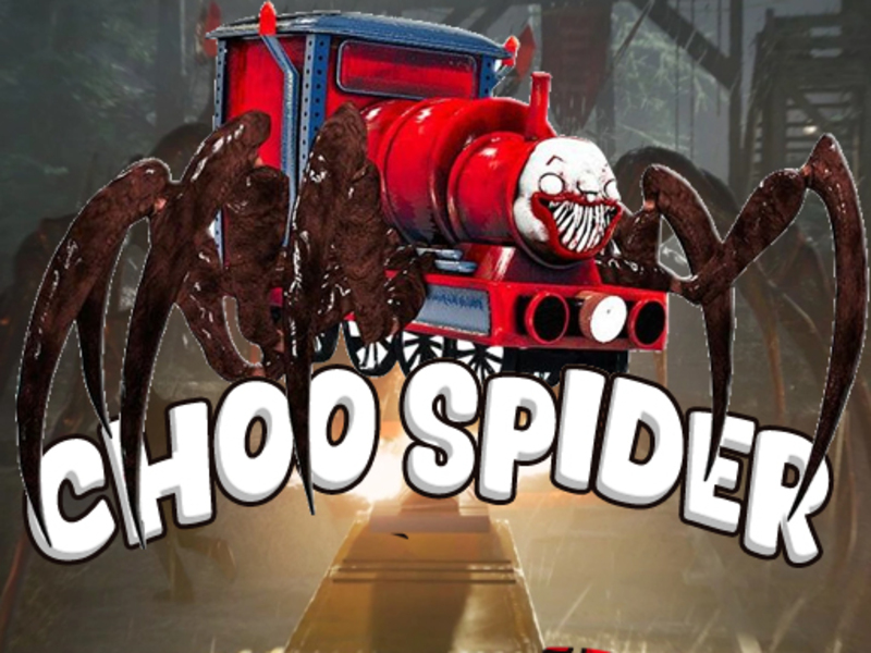 Leikur Choo Choo Spider Monster Train á netinu